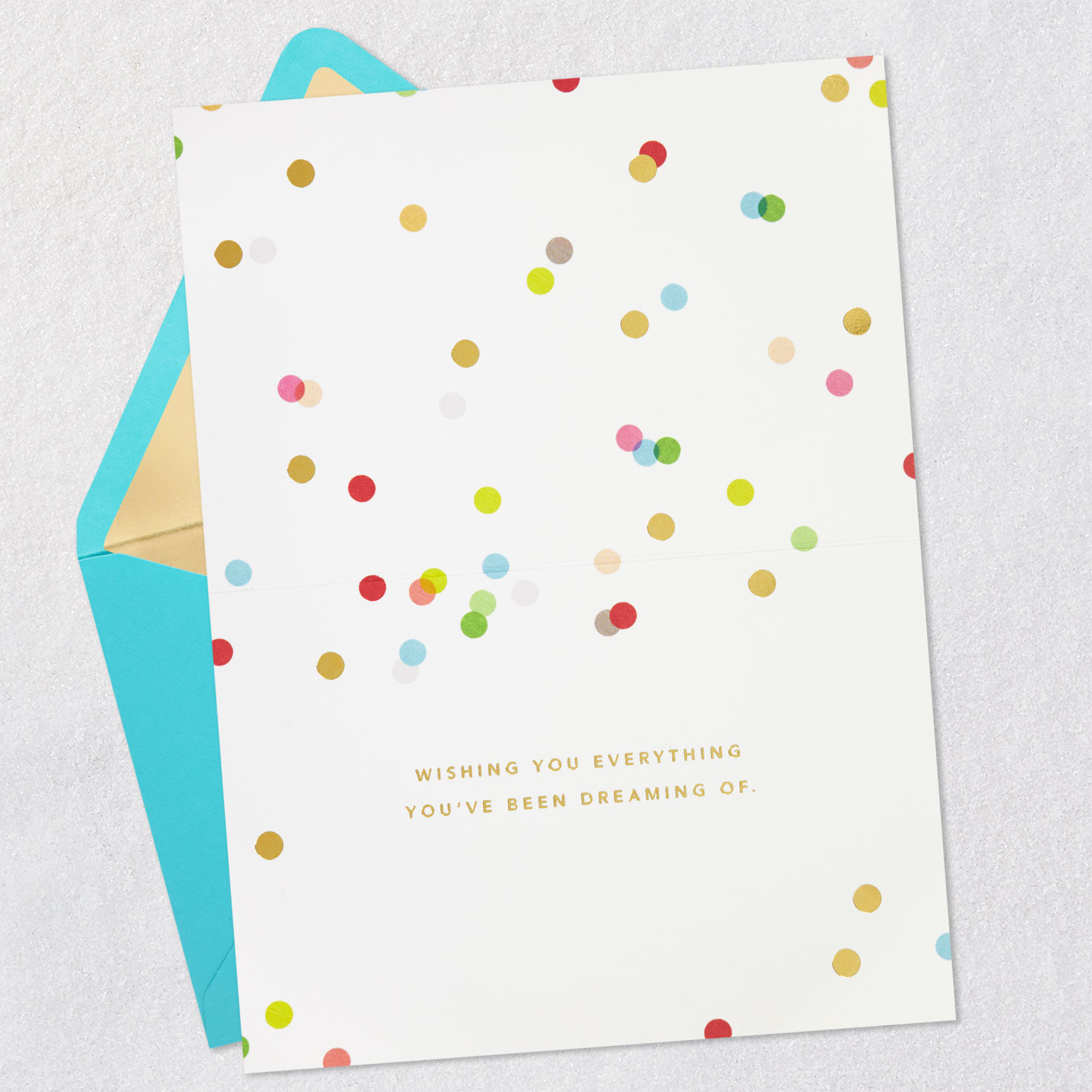 Collection of Wrapped Presents Birthday Card Open card with envelope image number 3