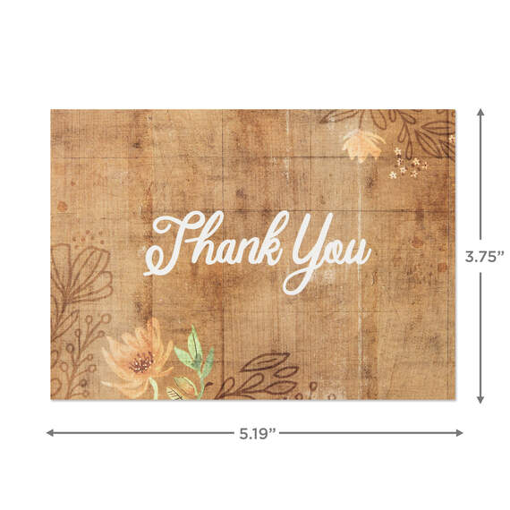 Rustic Chic Assorted Blank Thank-You Notes, Pack of 48, , large image number 4
