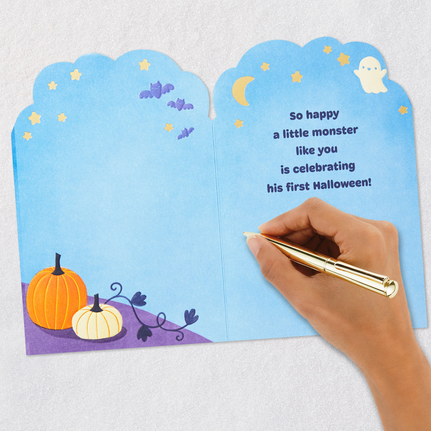 Little Green Monster First Halloween Card for Boy for only USD 3.99 | Hallmark