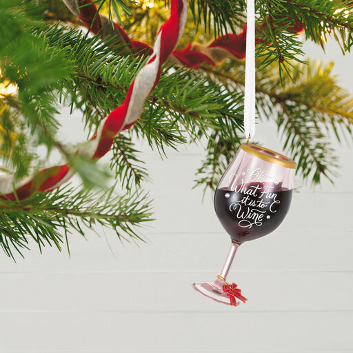 Oh, What Fun It Is to Wine Ornament, 