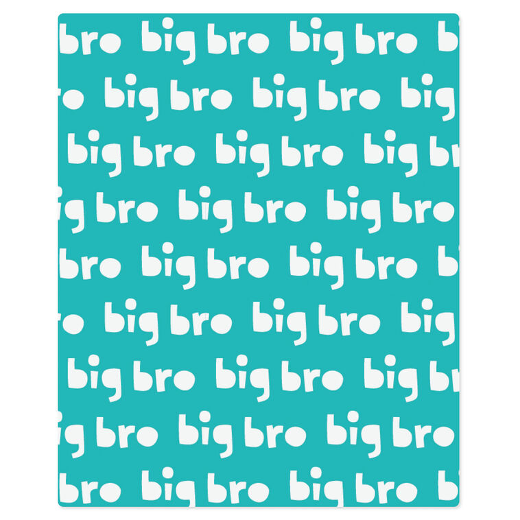 "Big Brother" Flannel Throw Blanket - 50x60 Inch Ultra Soft Gift For New Big Brother