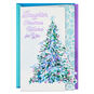 Elegant Tree and Snowflakes Daughter Christmas Card Card Front image number 1