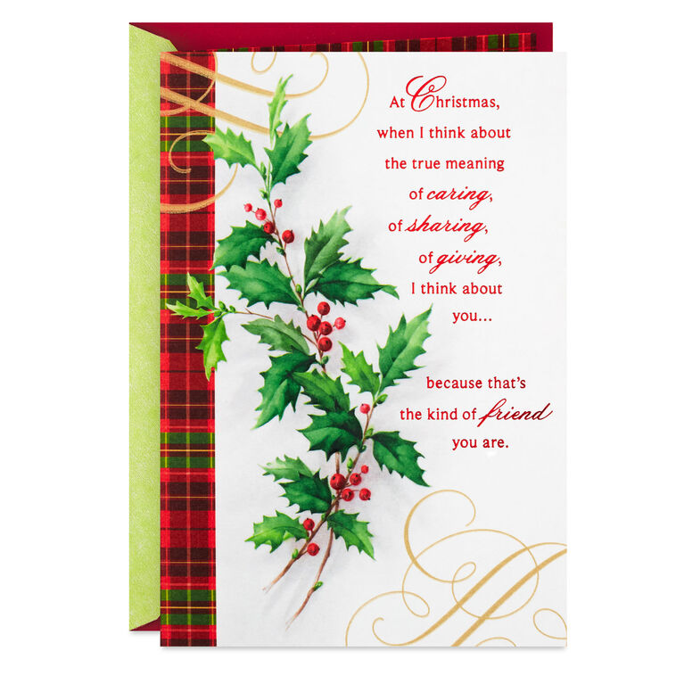 Friends Like You Are Rare Christmas Card