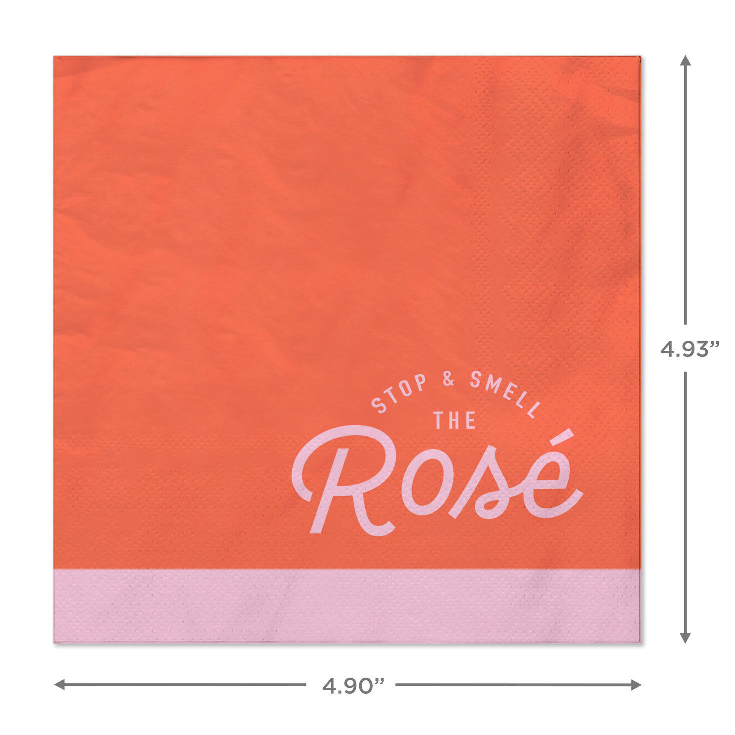 Orange and Pink Cocktail Napkins  image number 4