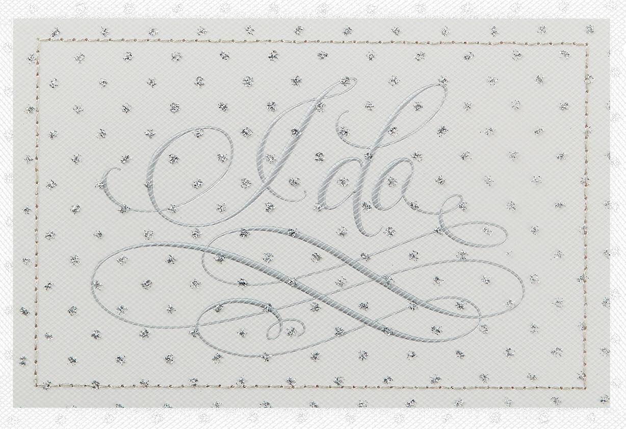 I Do Glitter and Tulle Wedding Card