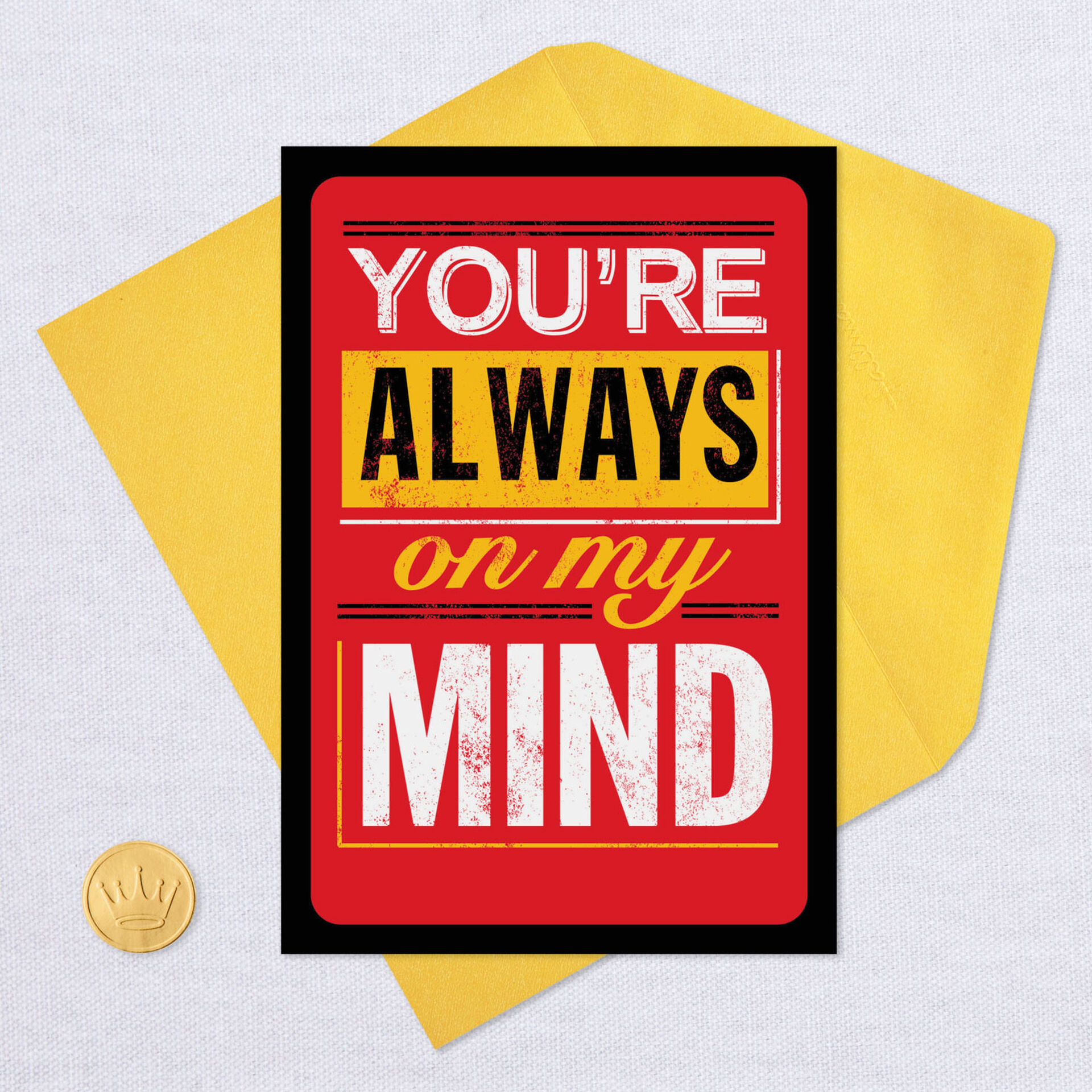 You Re Always On My Mind Funny Thinking Of You Card Greeting Cards Hallmark