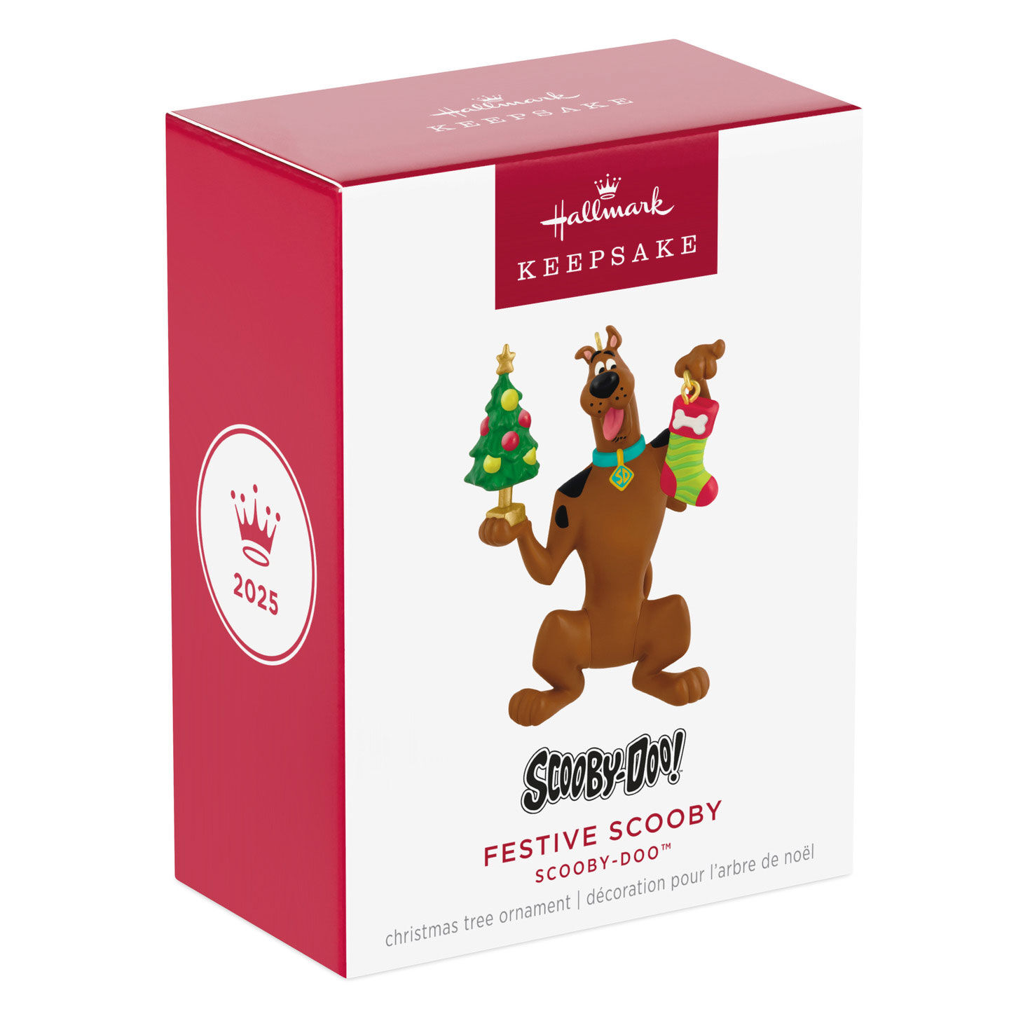 Scooby-Doo Holding Tree Stocking Keepsake Ornament package front image number 7