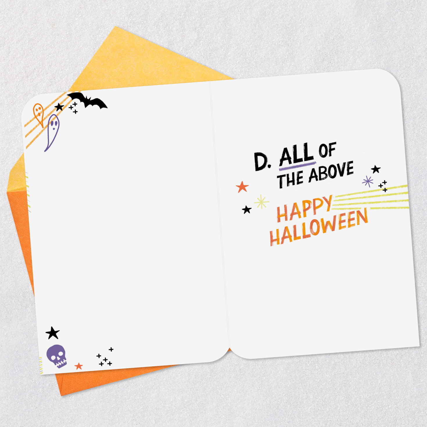 Halloween Quiz Halloween Card for Grandson, , large image number 3