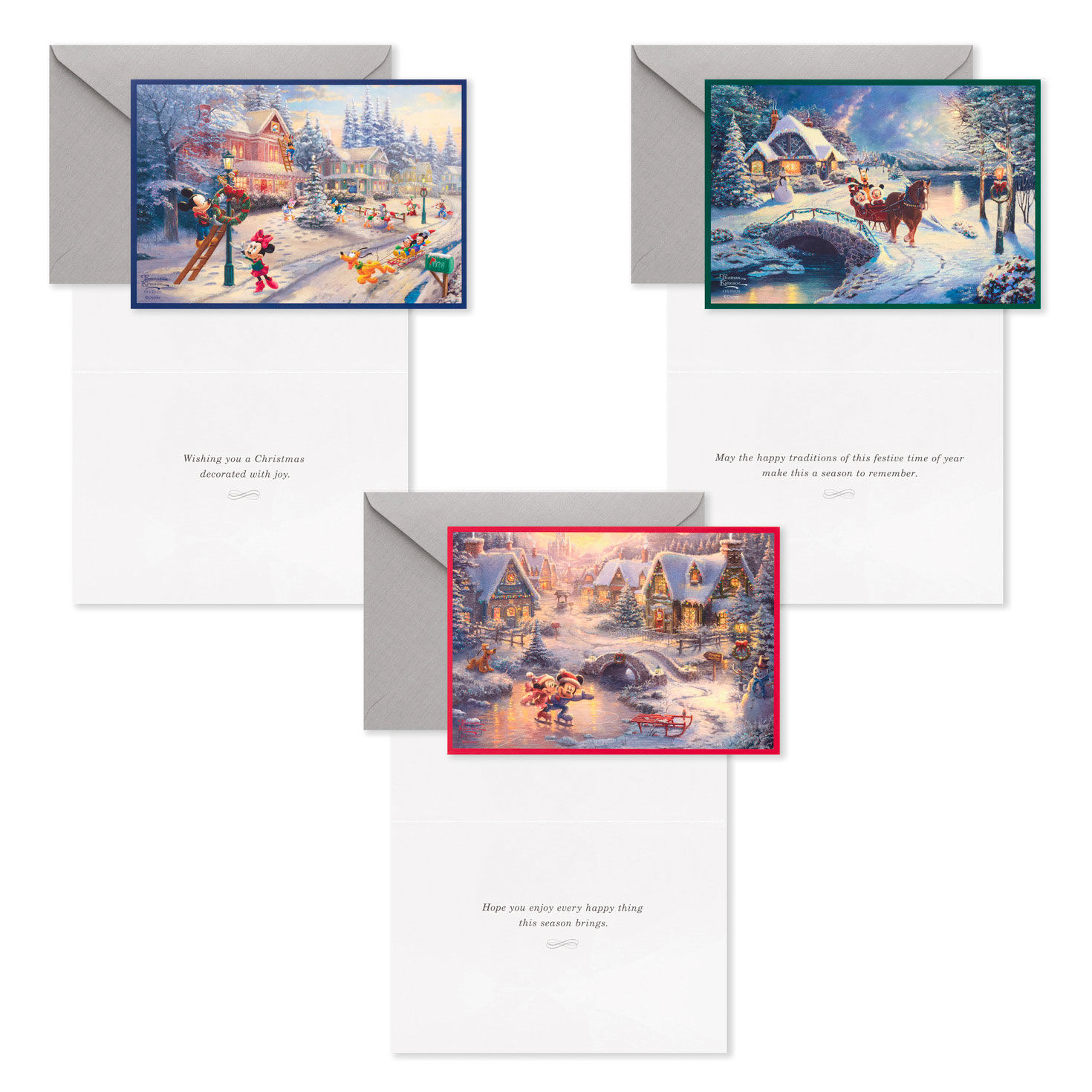 驚きの値段での商品をすべて Thomas Holiday Friends and Mouse Mickey Disney Kinkade コレクション