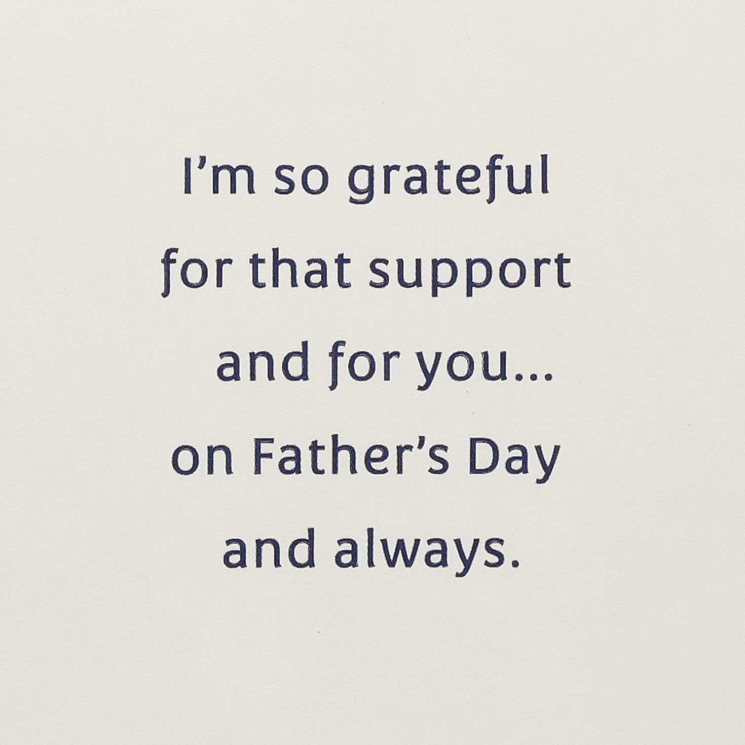 Gold Ship Anchor on Navy Father's Day Card Sentiment image number 2