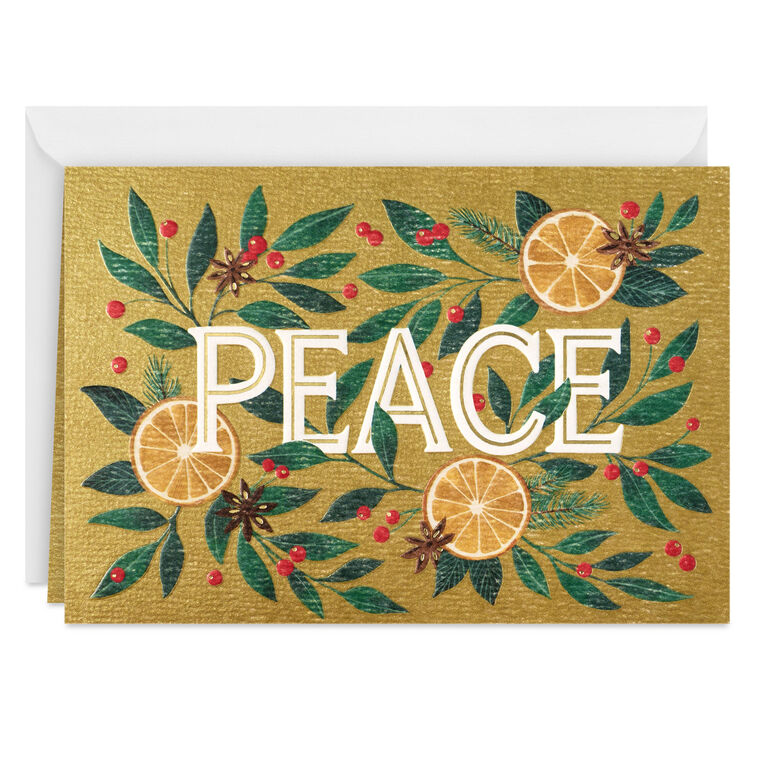 Wrapped in Peace Christmas Card