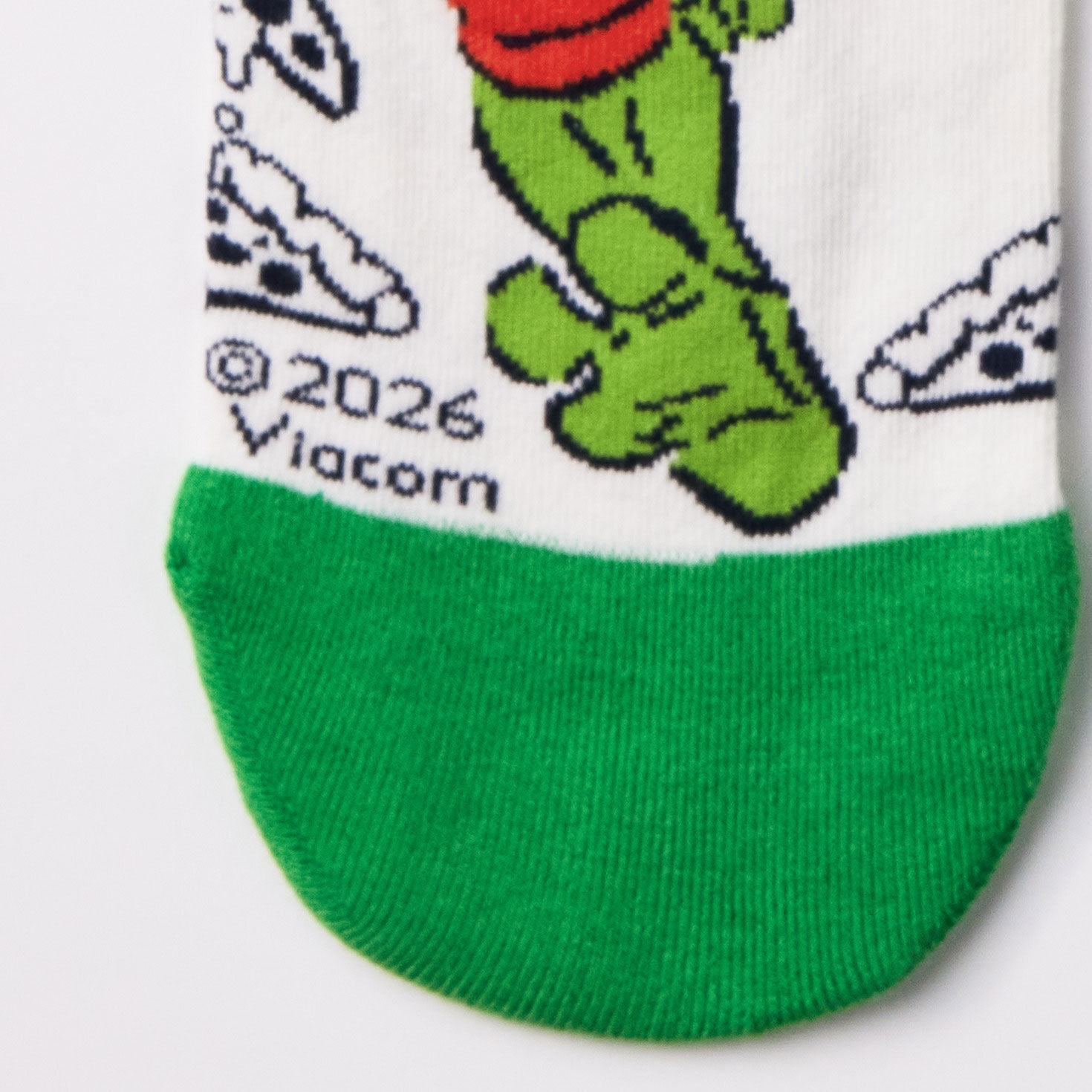 Teenage Mutant Ninja Turtles Novelty Crew Socks upclose view image number 5