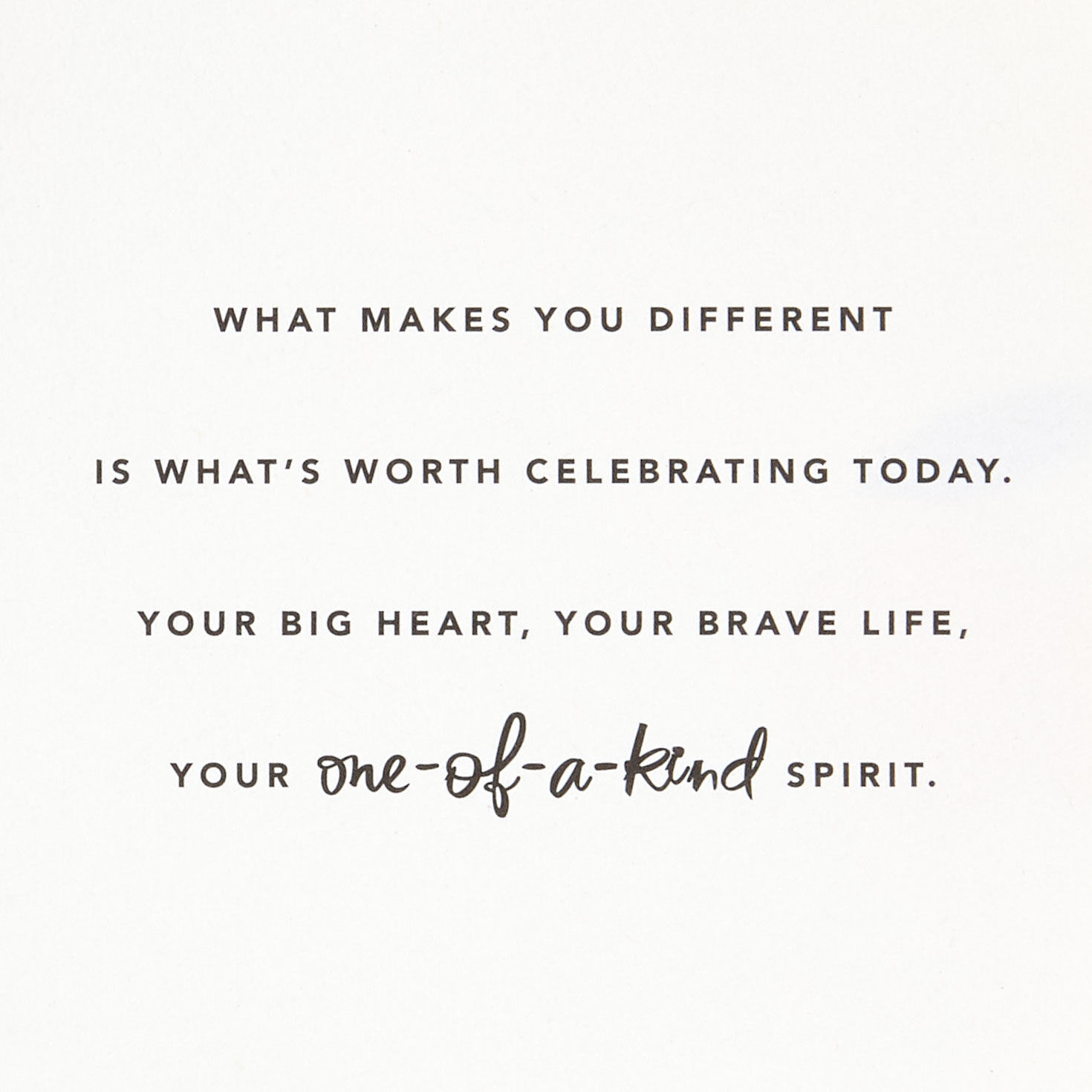 You're One of a Kind Birthday Card, , large image number 3