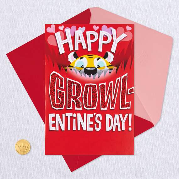 Happy Tiger Musical Pop-Up Valentine's Day Card, , large image number 6