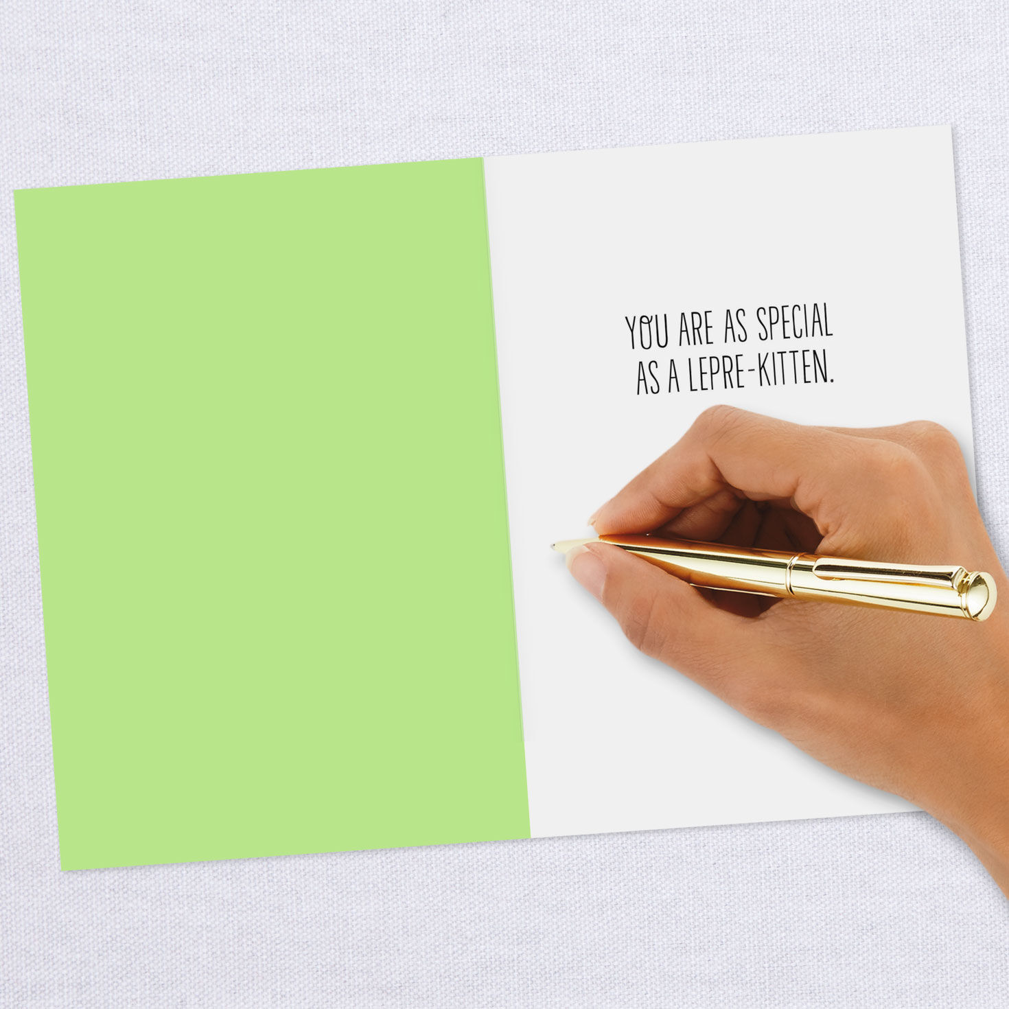 Special as a Lepre-kitten Funny St. Patrick's Day Card, , large image number 6