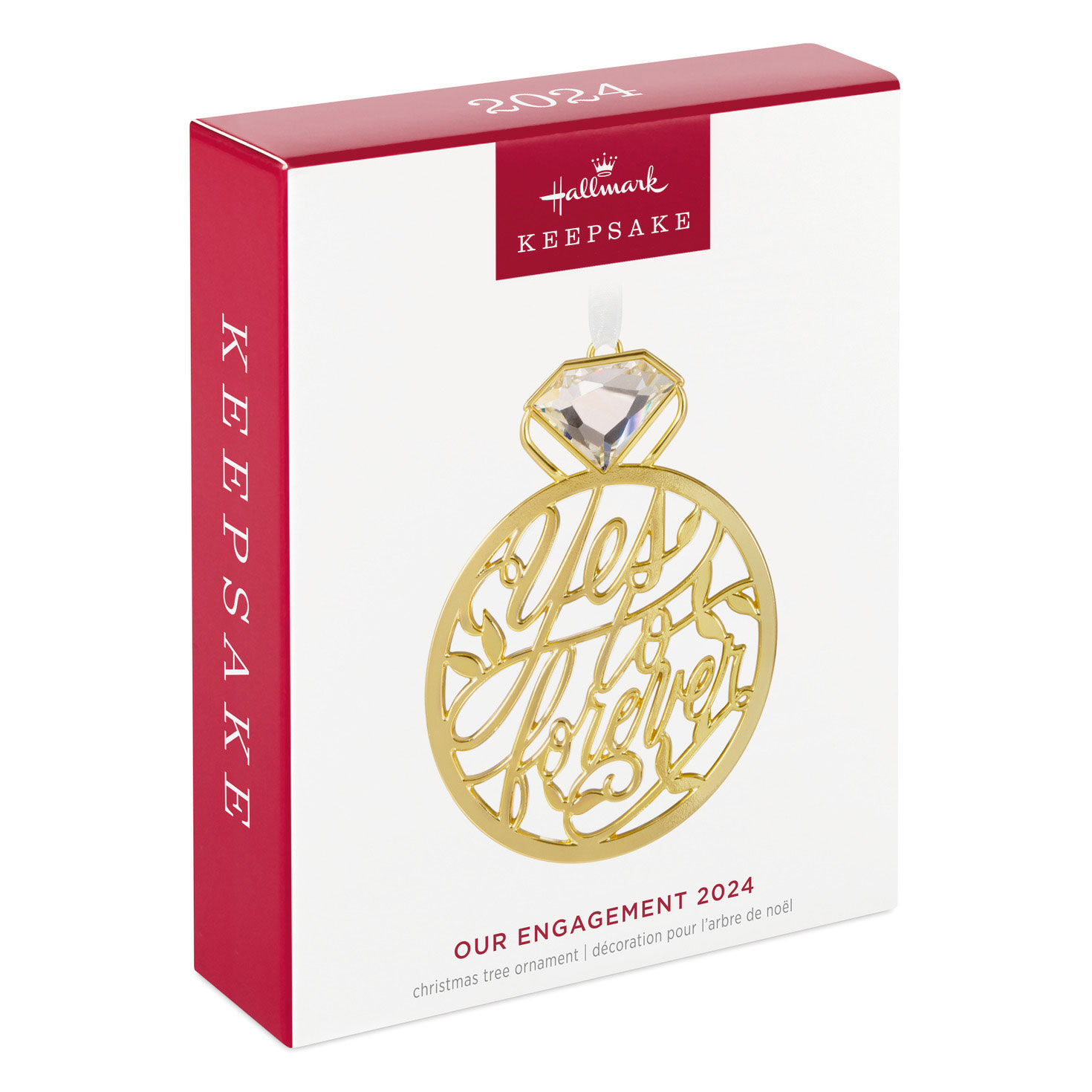 Engagement hallmark 2025 gift ornament