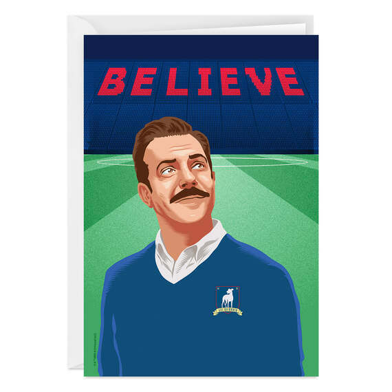 Personalized Ted Lasso™ Believe Card, , large image number 1