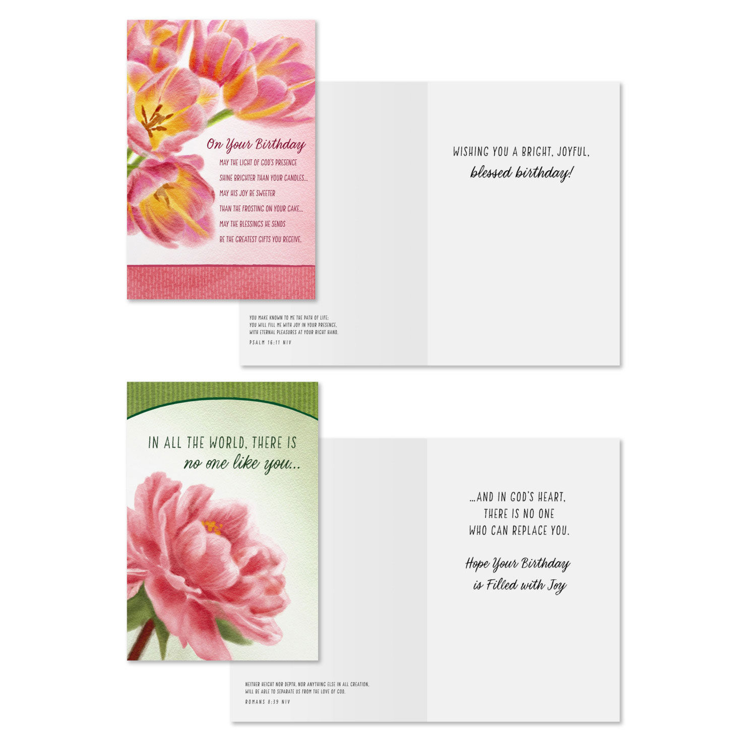 Classic Floral DaySpring Birthday Cards Assortment Card Front with Sentiment image number 3