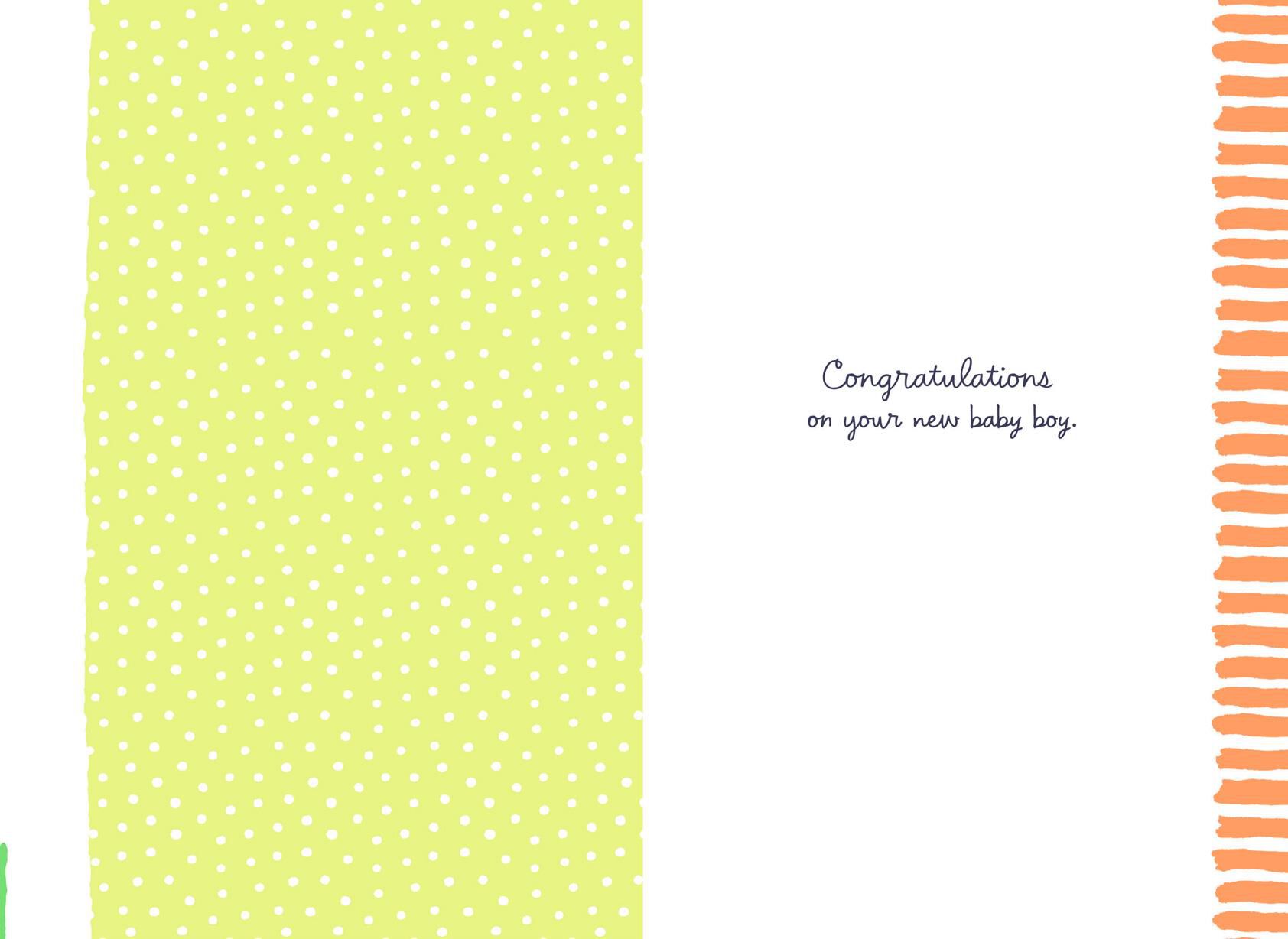 Little Version of You New Baby Boy Card