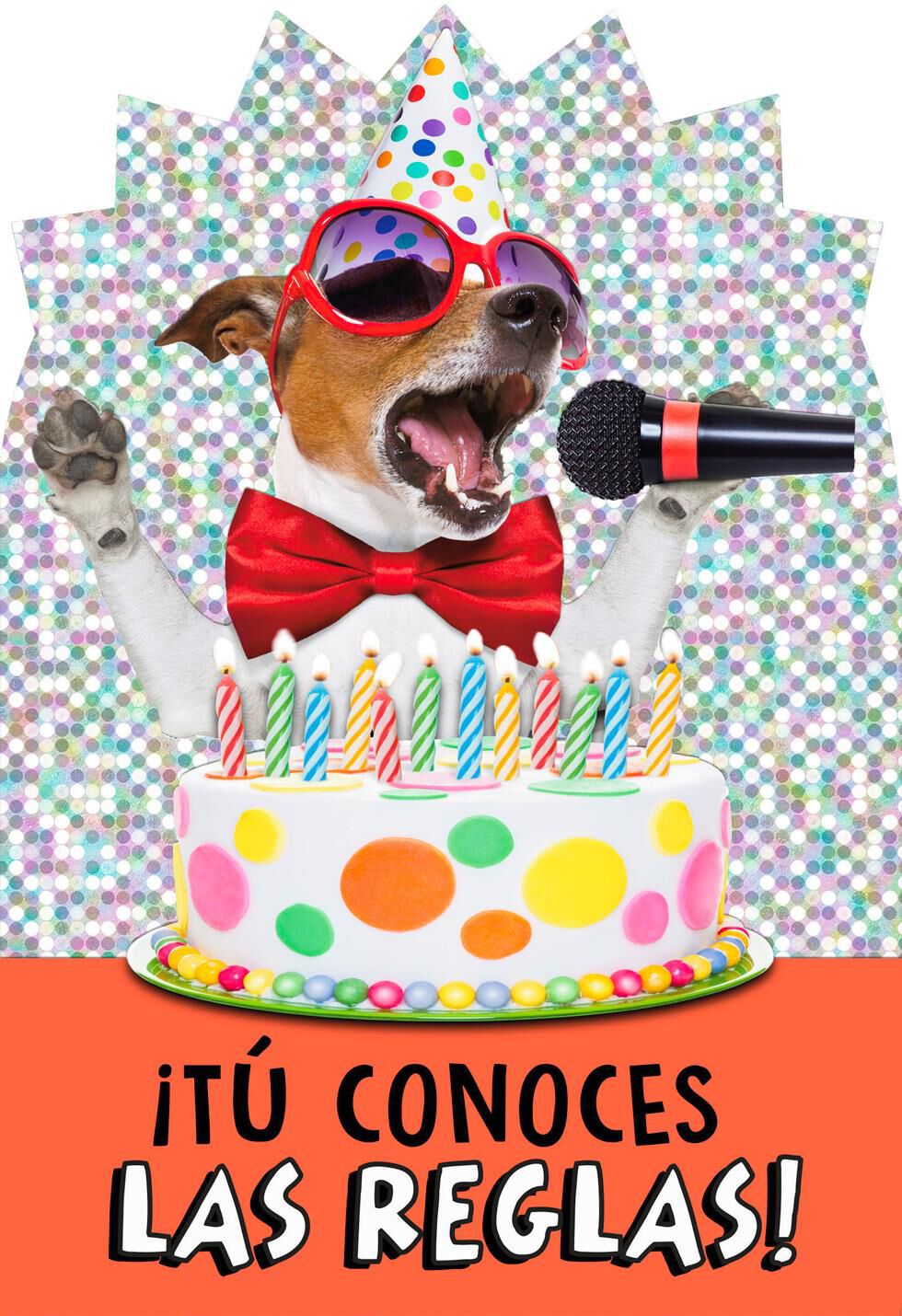 karaoke dog spanish language birthday card greeting cards hallmark