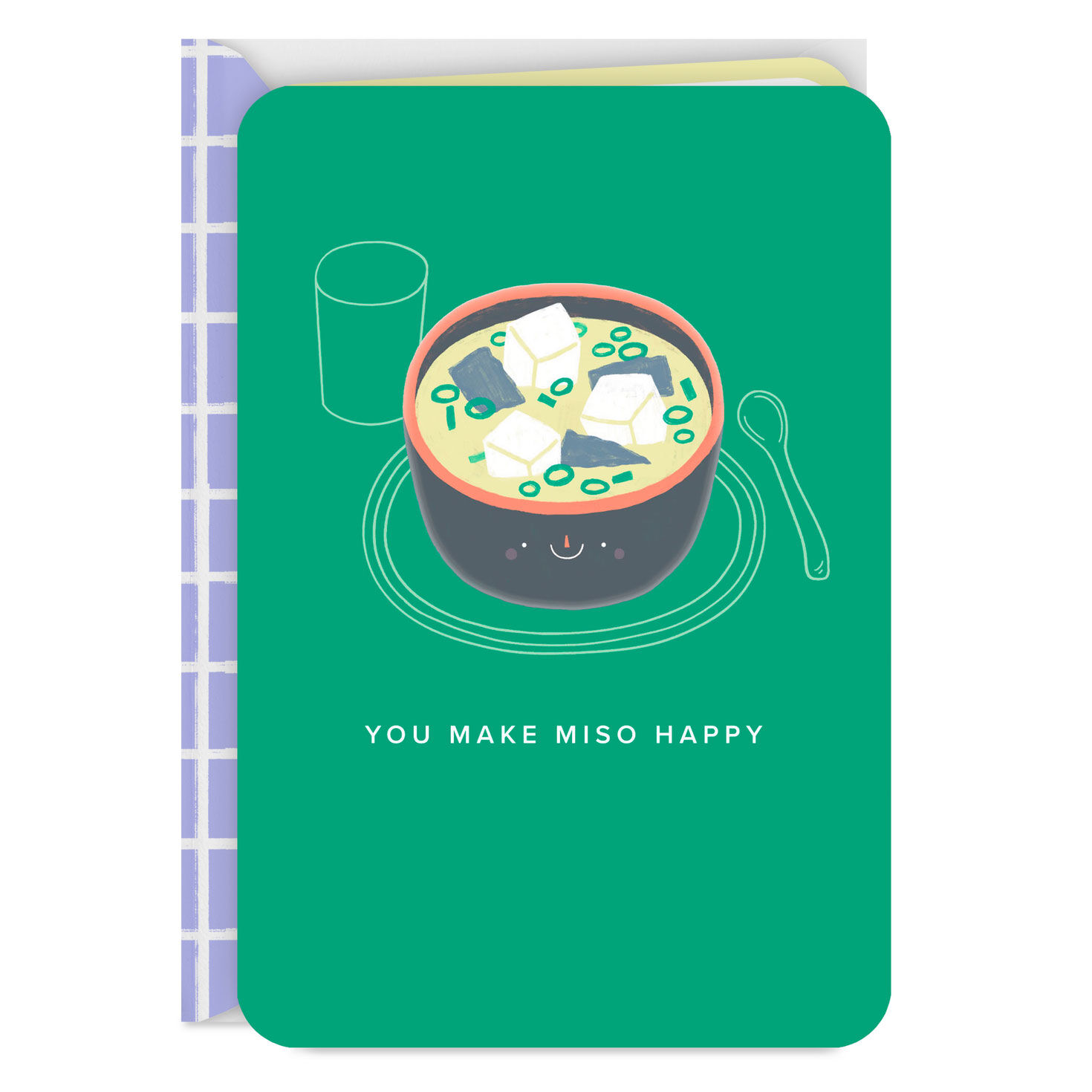 You Make Miso Happy Blank Card