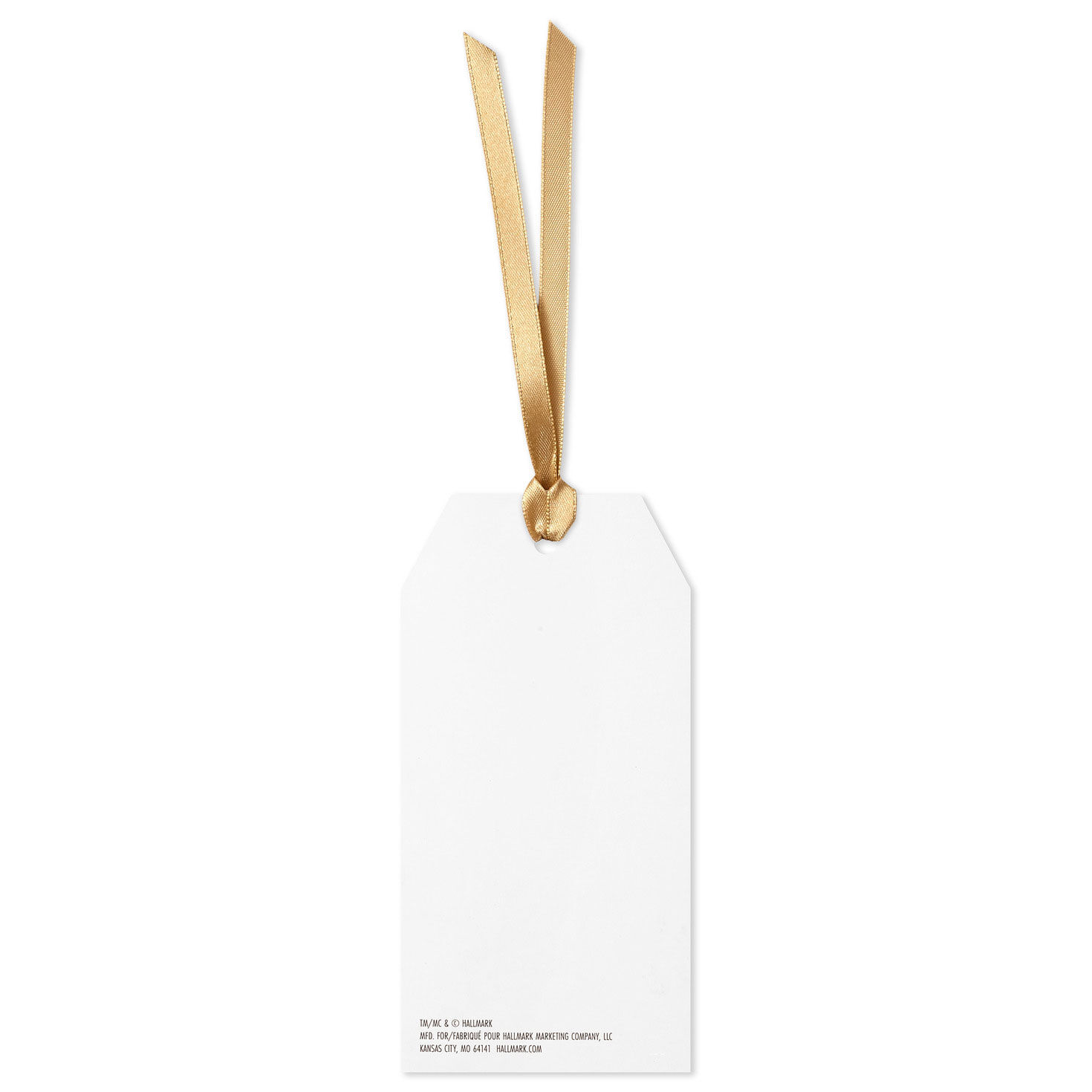 Retro Floral Gold and Pink Gift Tag back image number 5