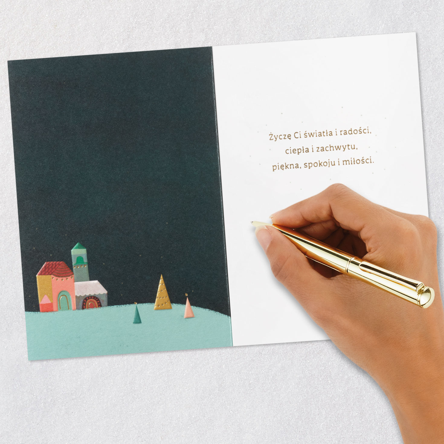 Light and Laughter Polish-Language Christmas Card for only USD 4.99 | Hallmark