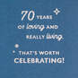 Celebrating You 70th Birthday Card, , large image number 3