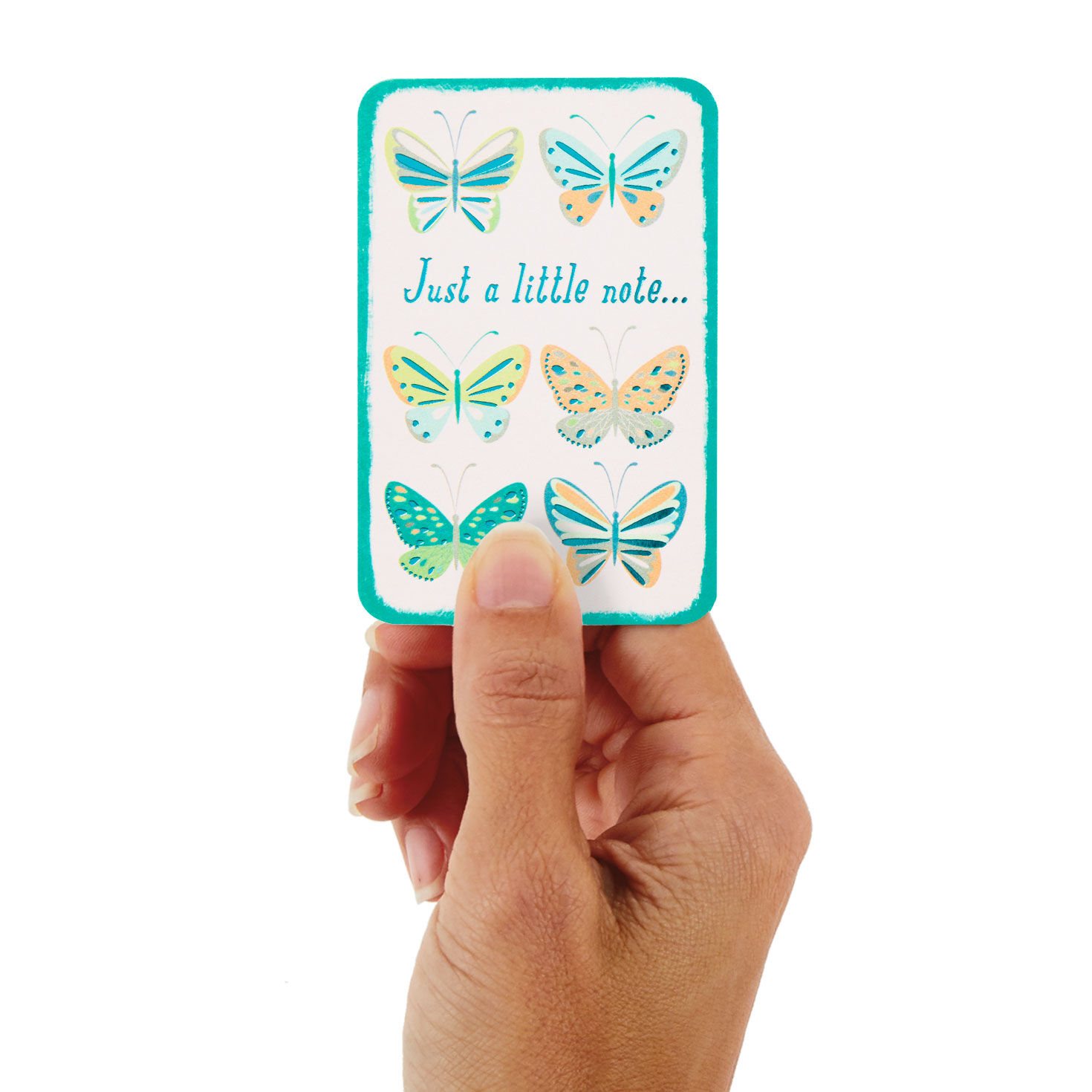 3.25" Mini Note to Lift Your Spirits Thinking of You Card