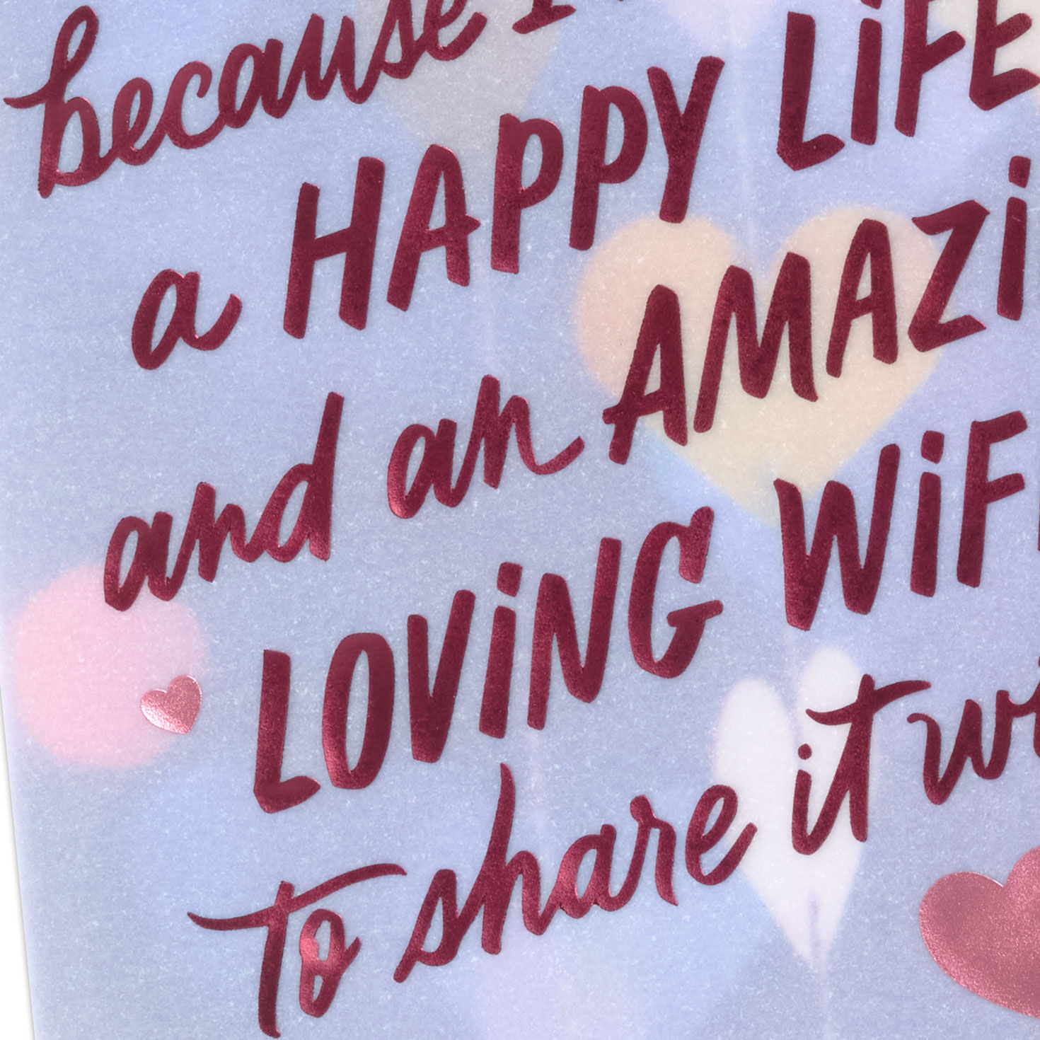 Blessed With a Happy Life and Amazing Wife Valentine's Day Card for only USD 6.99 | Hallmark