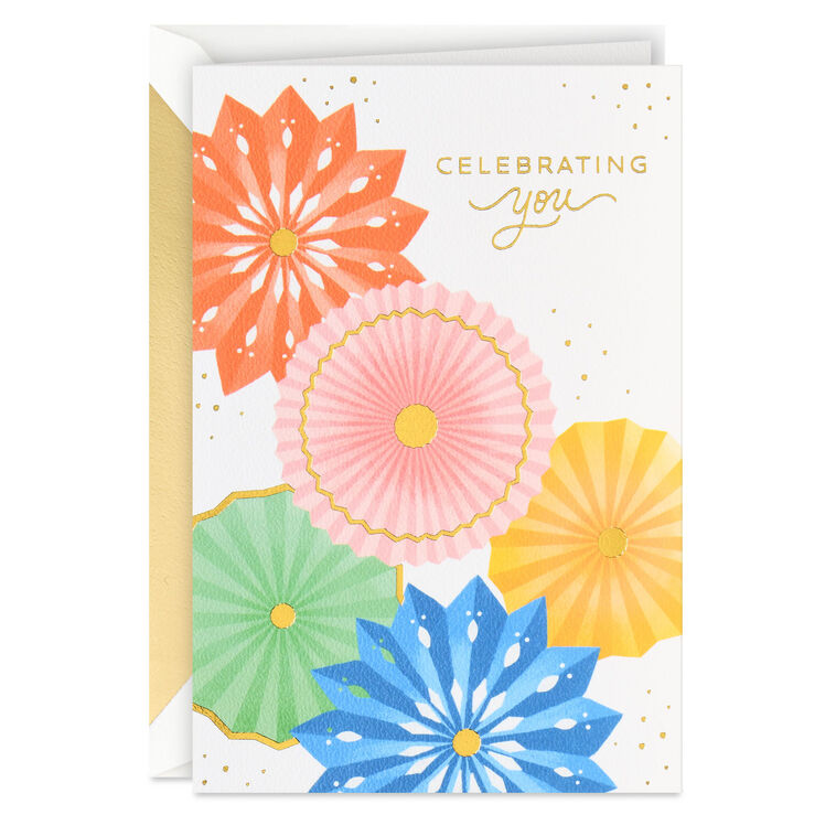 Celebrating You Birthday Card