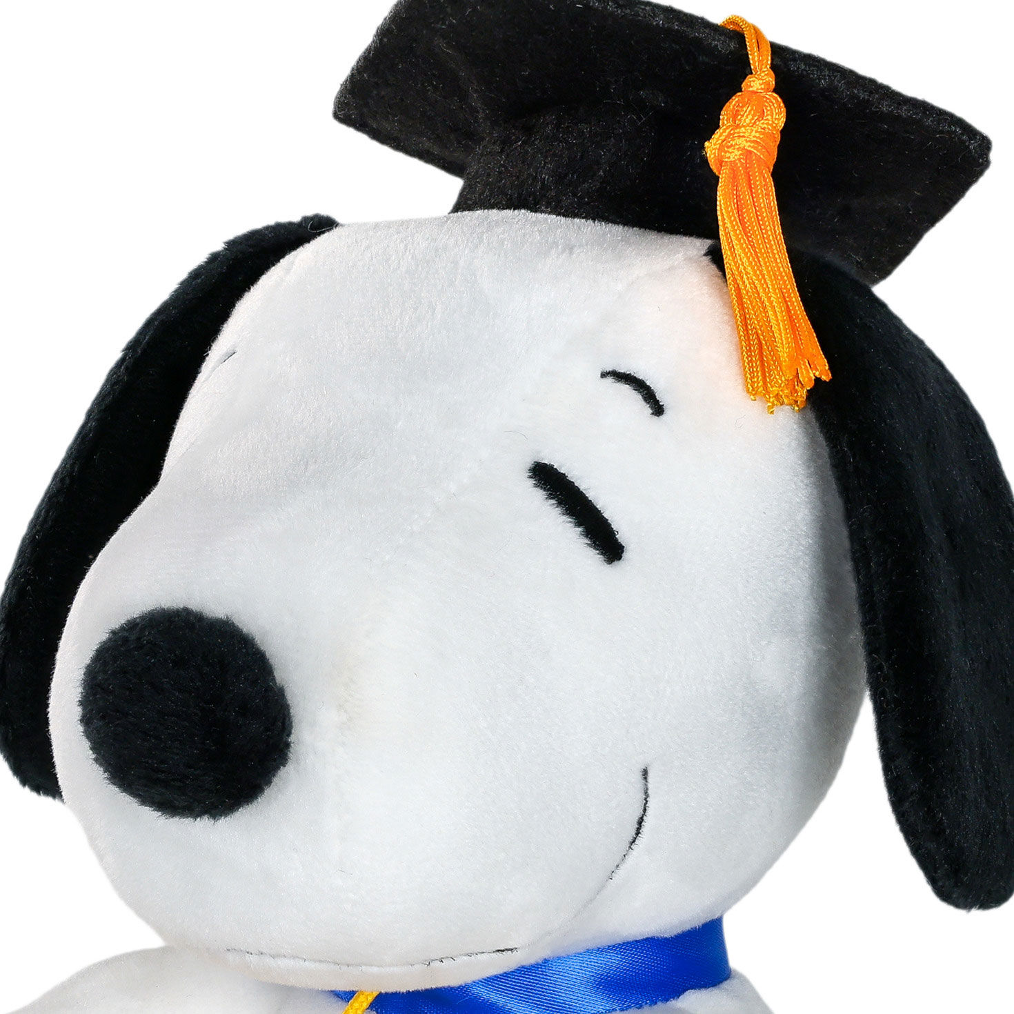 Snoopy in Grad Cap Plush Gift Card Holder upclose view image number 5