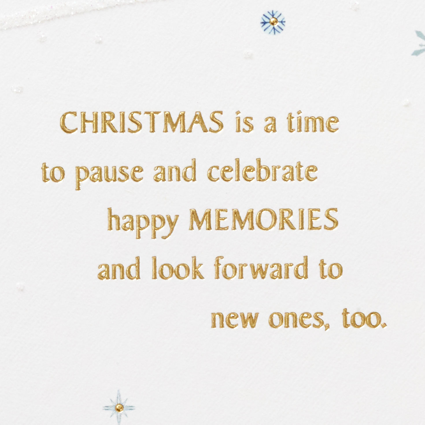 Decorated Tree in Snow Sister Christmas Card Sentiment image number 3