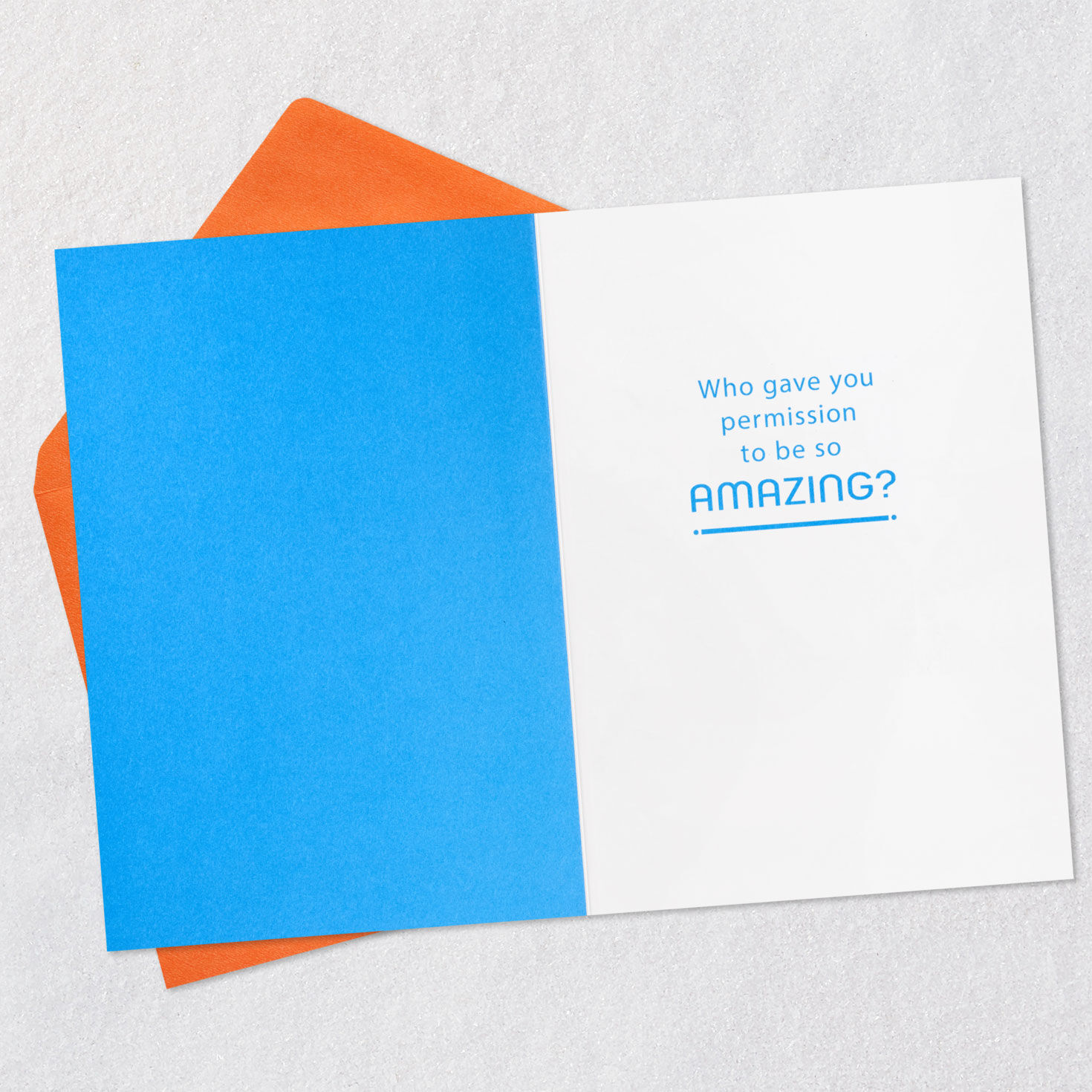 Who Gave You Permission to Be Amazing Card for only USD 4.49 | Hallmark