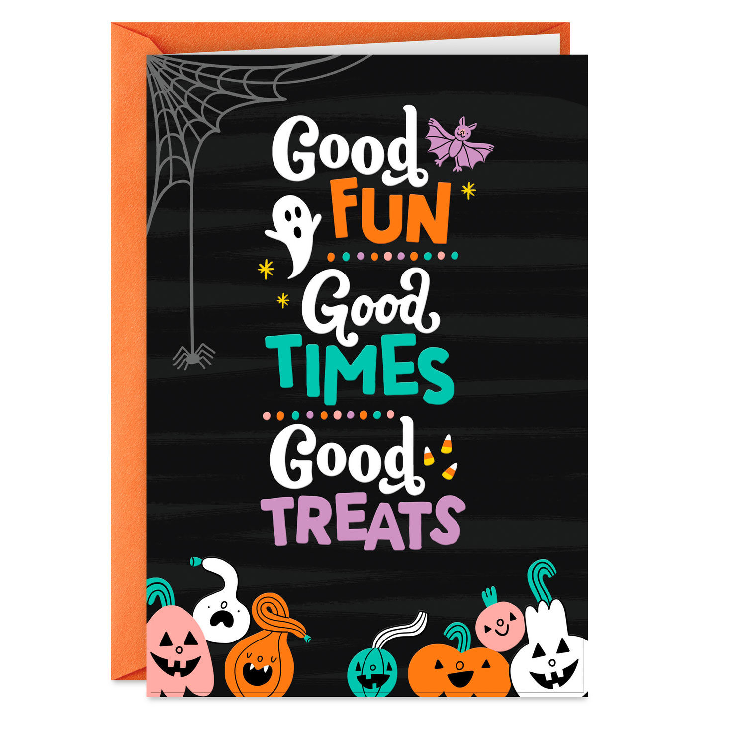 Good Fun, Good Times, Good Treats Halloween Card