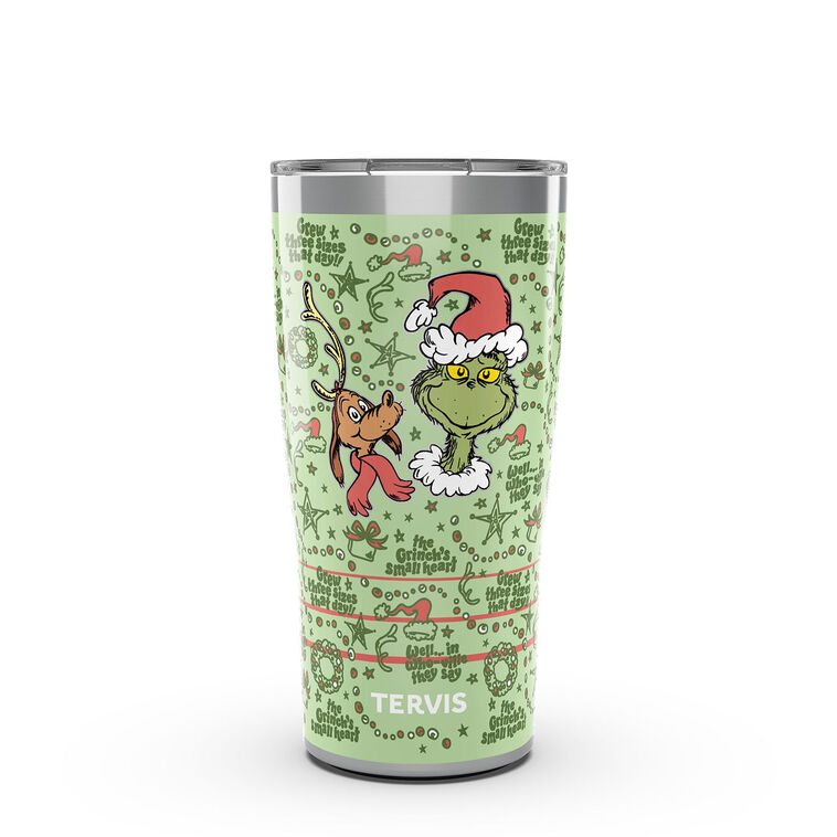 Tervis Dr. Seuss Grinch Heart Stainless Steel Tumbler, 20 oz.