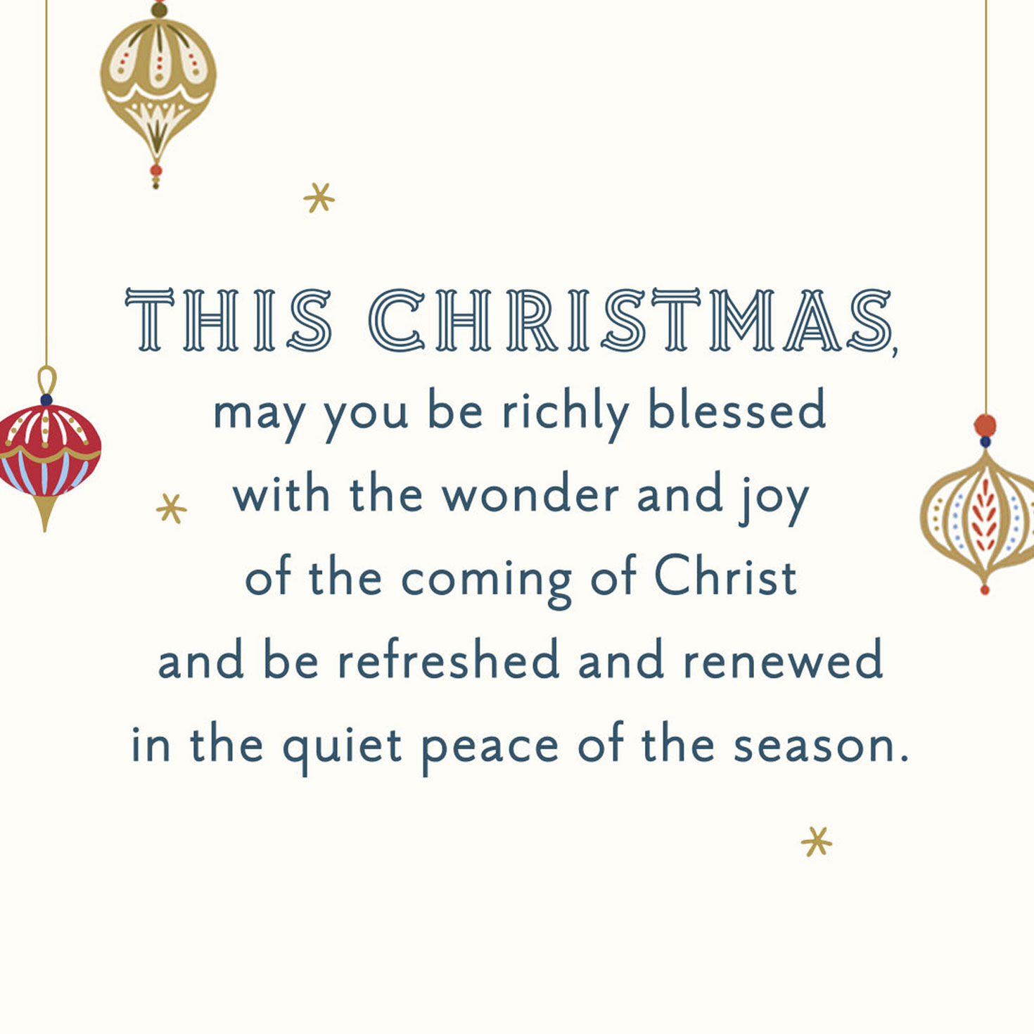 Blessings of the Season Religious Christmas Card for Priest, , large image number 2