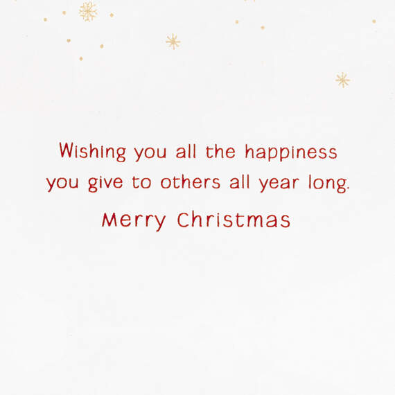 All the Happiness Christmas Card, , large image number 2