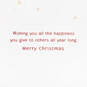 All the Happiness Christmas Card, , large image number 2