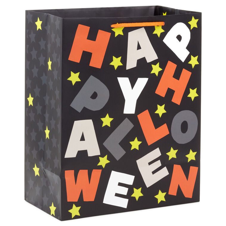 Happy Halloween Letters Large Gift Bag back image number 6