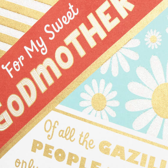One in a Gazillion Pop-Up Mother's Day Card for Godmother, , large image number 4