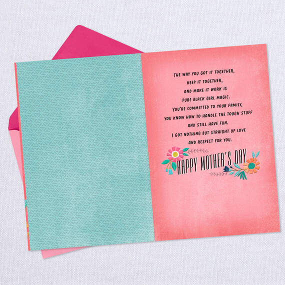 Pure Black Girl Magic Mother's Day Card for Sister, , large image number 3