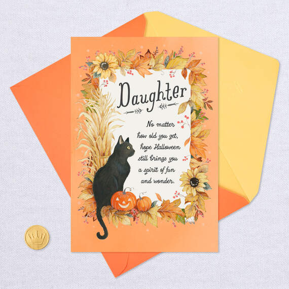 A Spirit of Fun and Wonder Halloween Card for Daughter, , large image number 5