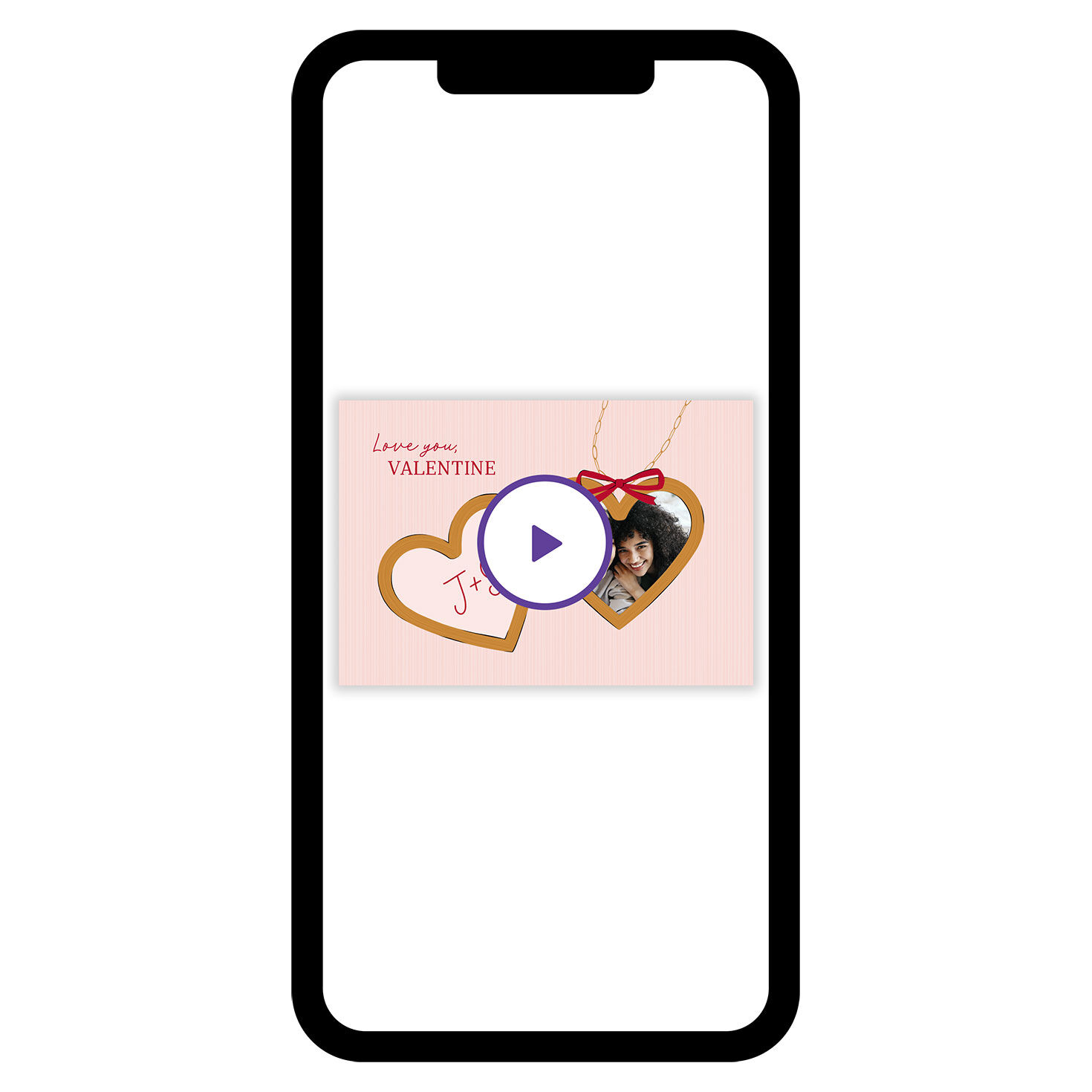 Always in My Heart Locket Custom Valentine's Day eCard