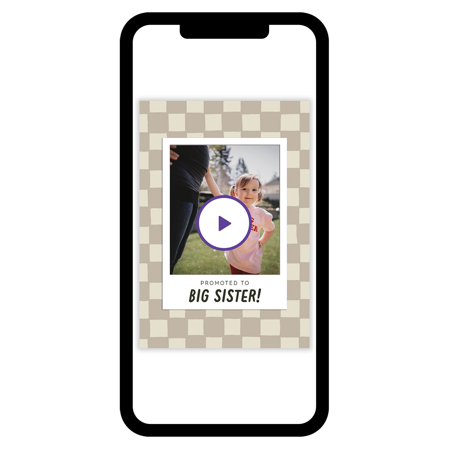 Promoted to Sibling Baby eCard