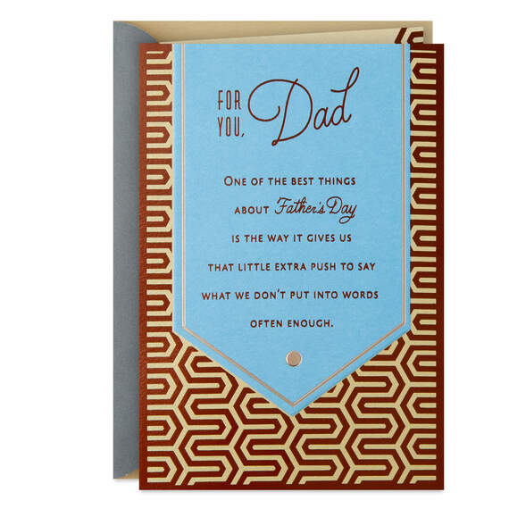 Appreciated and Loved Father's Day Card for Dad