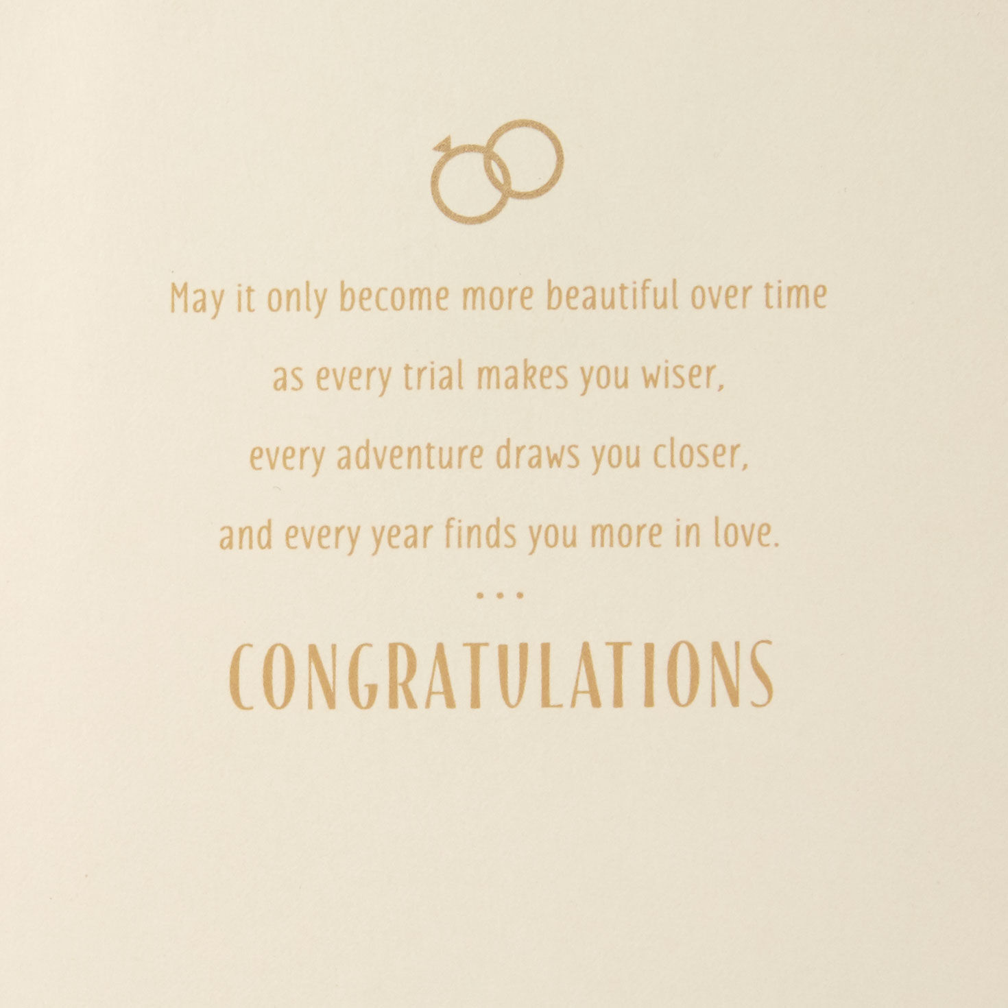 Happily Ever After Wedding Card With Heart Decoration, , large image number 2