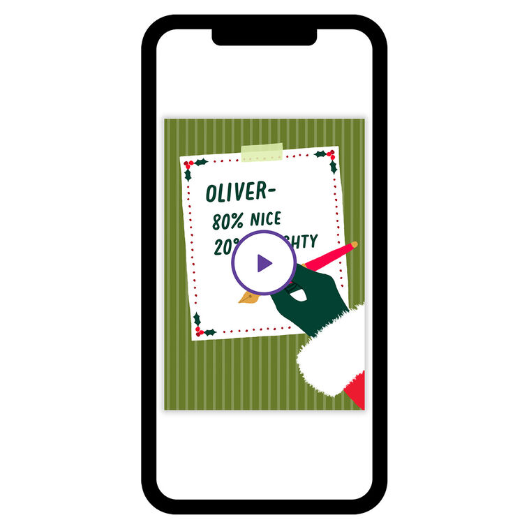 Naughty Nice List Christmas eCard