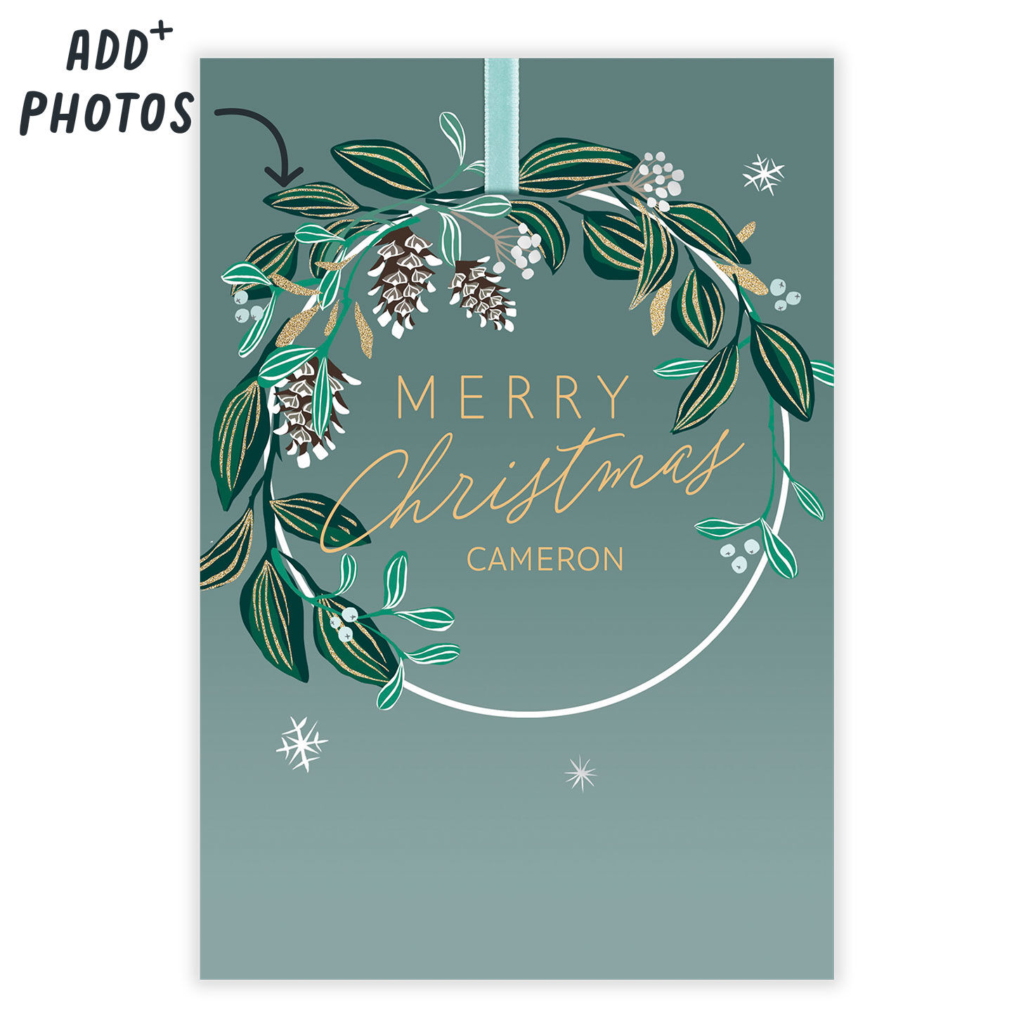 Blessings and Joy Wreath Christmas eCard, , large image number 3