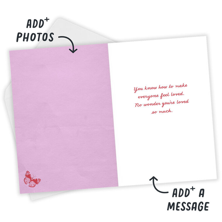 You Make Us Feel Loved Custom Love Card for Her, , large image number 3